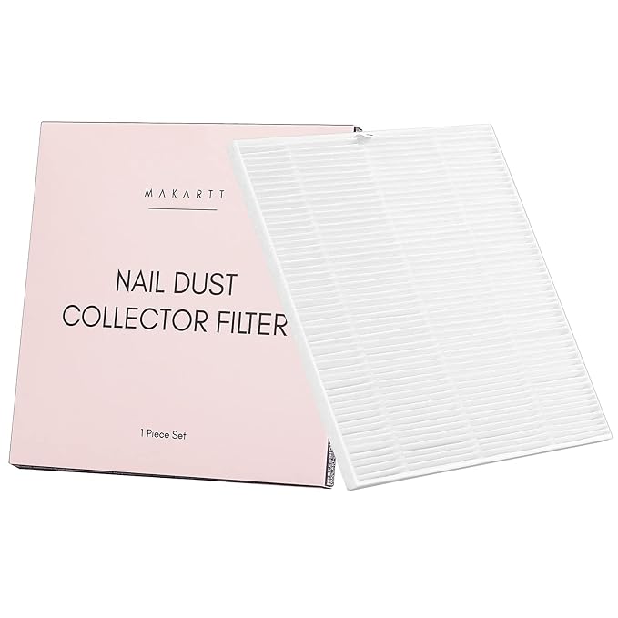 Makartt Nail Dust Collector Filter - for SYMPHONEE Nail Dust Vacuum Machine - Single Replacement Filter for Nail Art Salon Dust Extractor Accessories