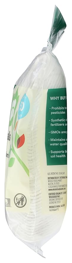 365 By Whole Foods Market, Facial Cleansing Pad Exfoliation Oval Organic, 50 Count