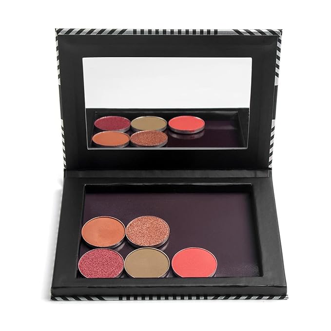 Makeup Magnetic Palette with Mirror and 20Pcs Metal