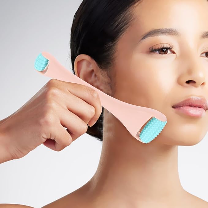 GALPADA 1Pcs Handheld Eye Massager Tool Dual Head Roller for Eye Absorption and Face Care Practical and Portable Design for All Skin Types