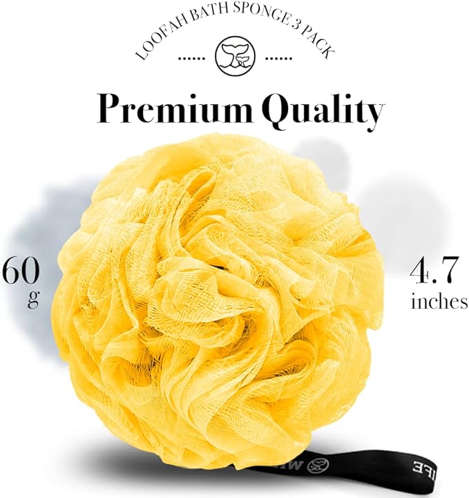 Loofah sponge bath sponge for