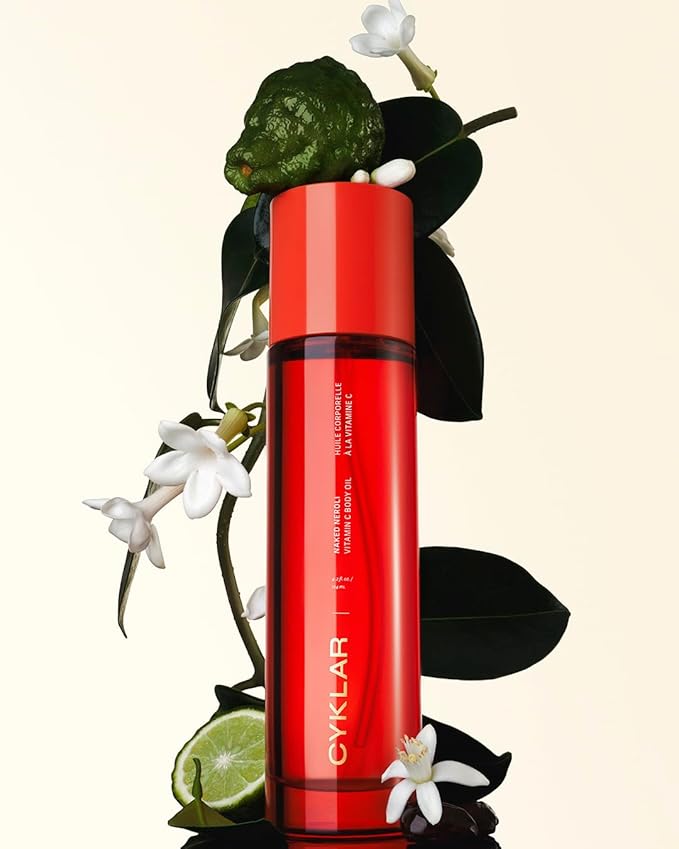 Vitamin C Body Oil for Women and Men. Moisturizing Naked Neroli Scented Body Serum for Glowing Skin. Nourishing, Hydrating After-Shower and Bath Skin Care Moisturizer, 4.2 Fl Oz