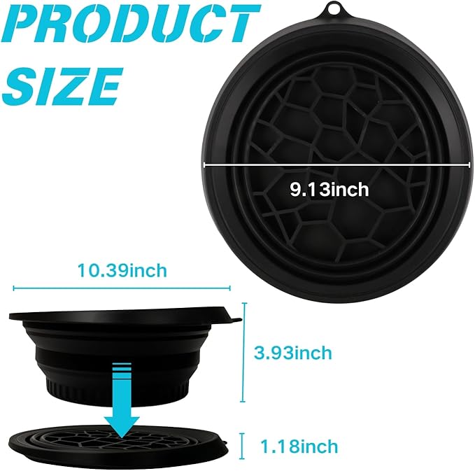 Face Bowl for Ice with Built-In Ice Tray, Silicone Facial Ice Bath Bowl for Shrinking Pores, Ice Face Bowl for Boosting Circulation for Men & Women, Skin Tightening, Easy Storage and Carrying