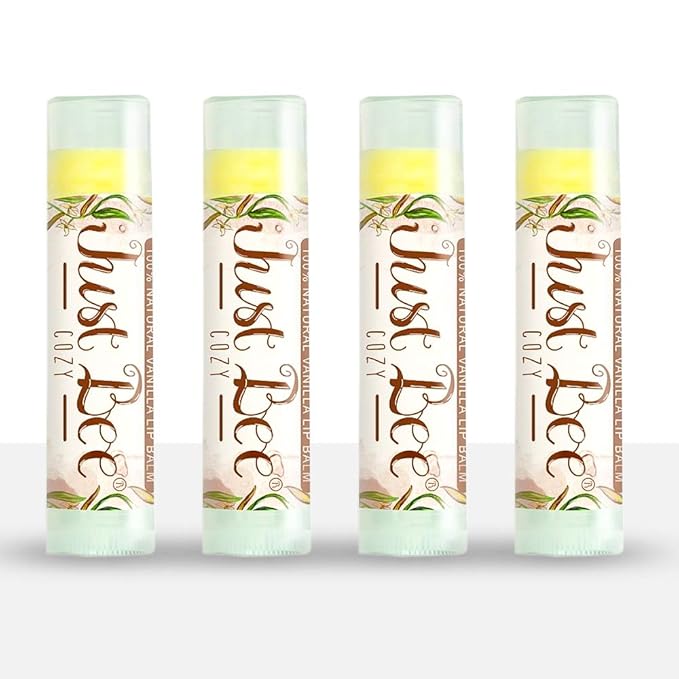 100% Natural Beeswax Lip Balm Vanilla,