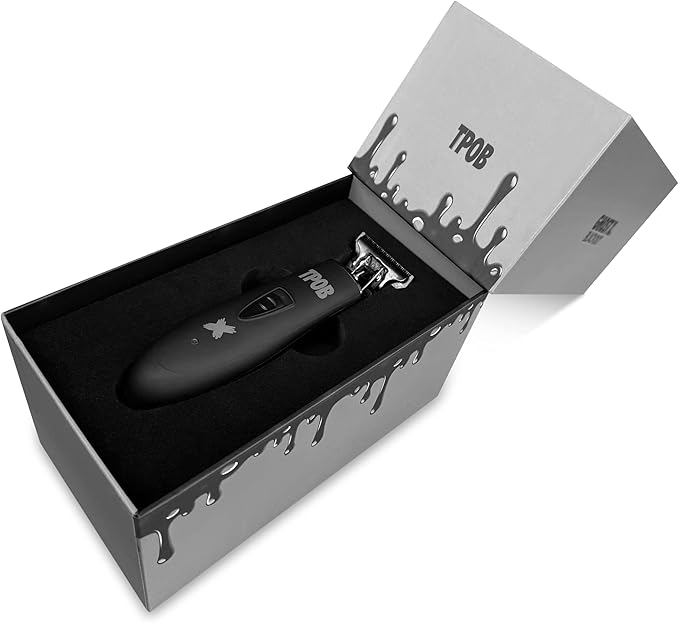 TPOB Ghost X Beard Trimmer Hair Clippers for Men, Professional Hair T-Blade Trimmer Cordless Rechargeable Edgers Clippers Electric Beard Shaver (Ghost X Blackout)