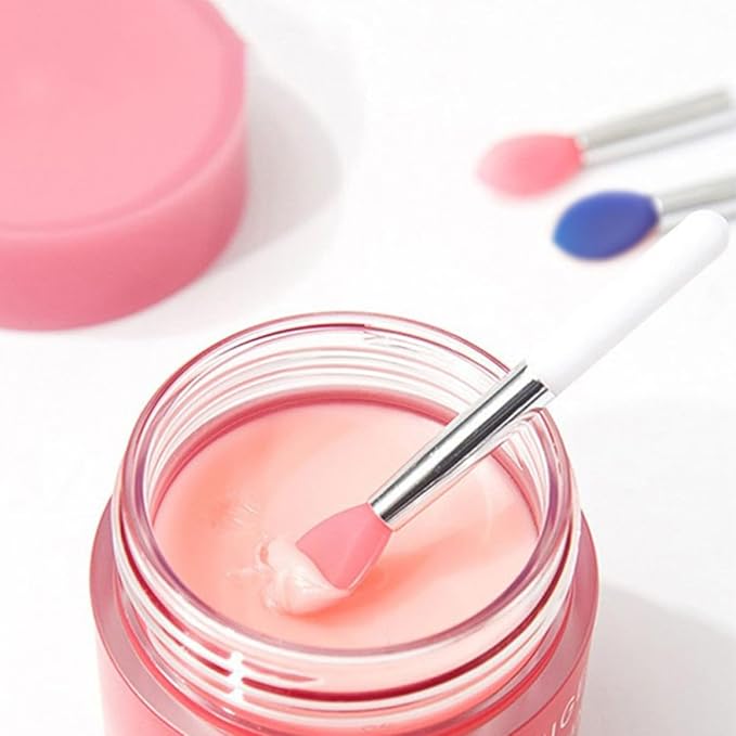 24pcs Lip Makeup Brush Silicone Lip Brush Mask Applicator Makeup Tools