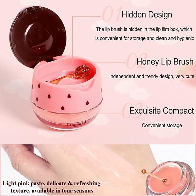 2 PCS Bee Lip Balm Lip Wrinkle