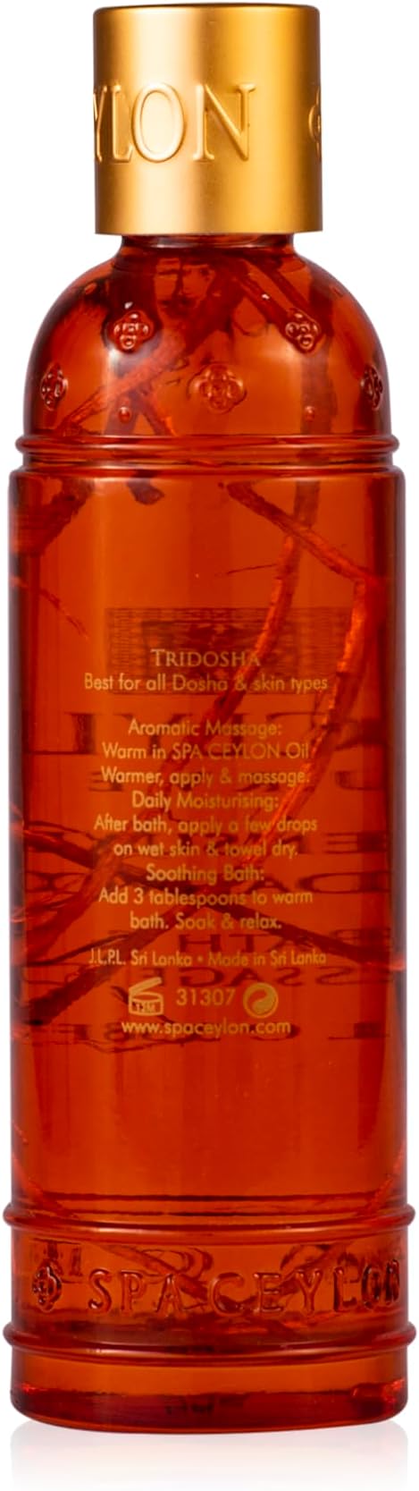 SPA CEYLON Sensual Sandalwood Bath & Massage Oil | Body Oil Massage | Professional | Oil for Massage Therapy