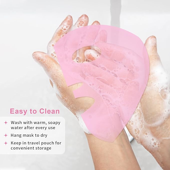 Ice face mask and silicone