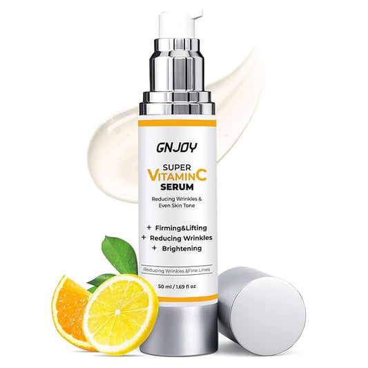 Vitamin C Serum for Face | 84% Super C Serum for Women Over 70, with Vitamin C Hyaluronic Acid Caffeine for Mature Skin All-In-One Hydrate, Repair, Firm, Lift, Smooth Fine Lines - 50ml