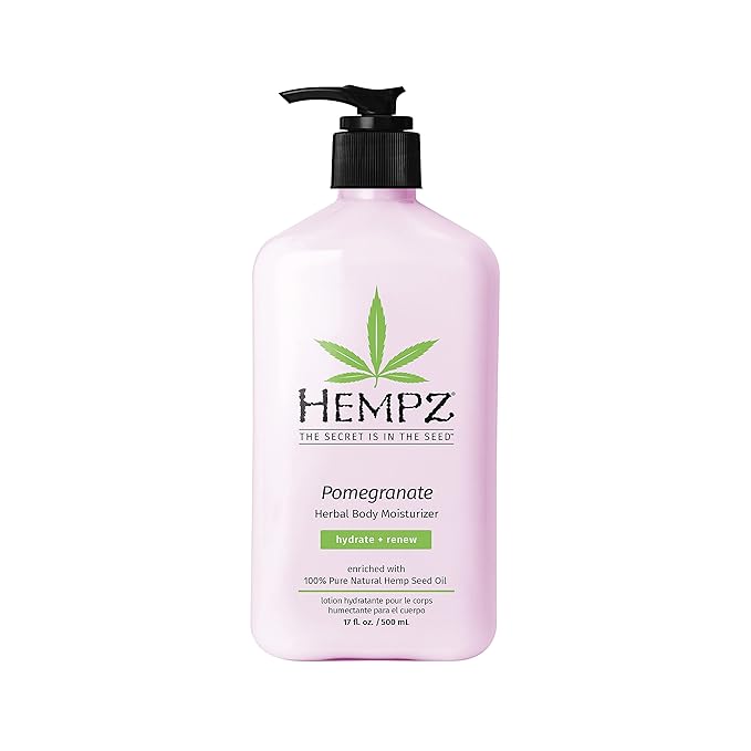 HEMPZ Body Lotion - Pomegranate - Bright Citrus - Daily Moisturizing Cream - 17oz