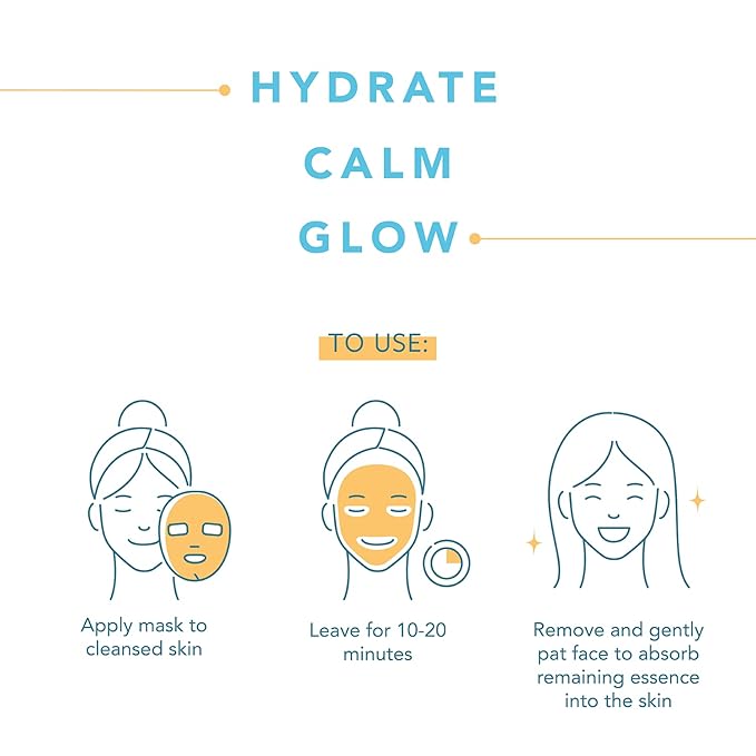 LAPCOS Aqua Sheet Mask, Hydrating Daily Plankton