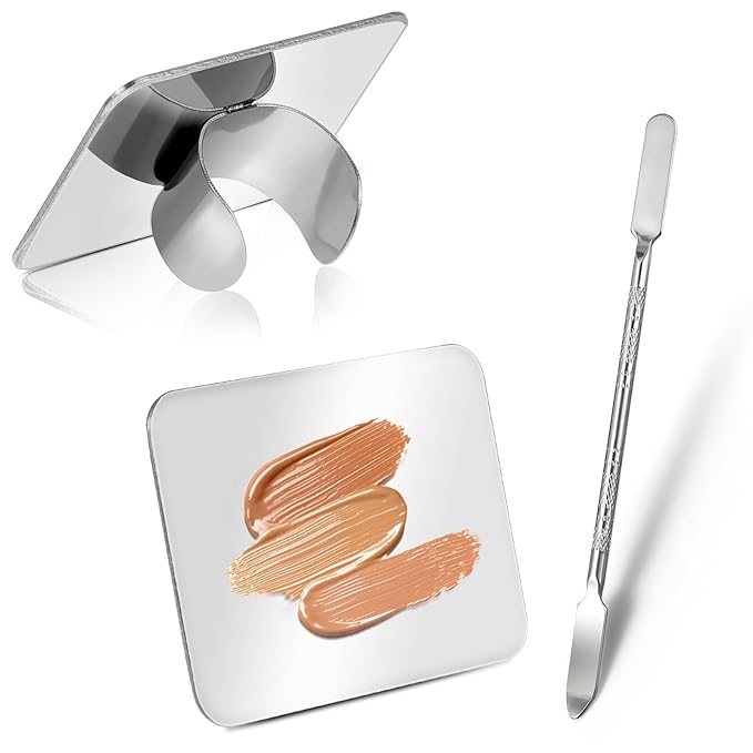 Makeup Mixing Palette, Makeup Spatula Palette with Foundation