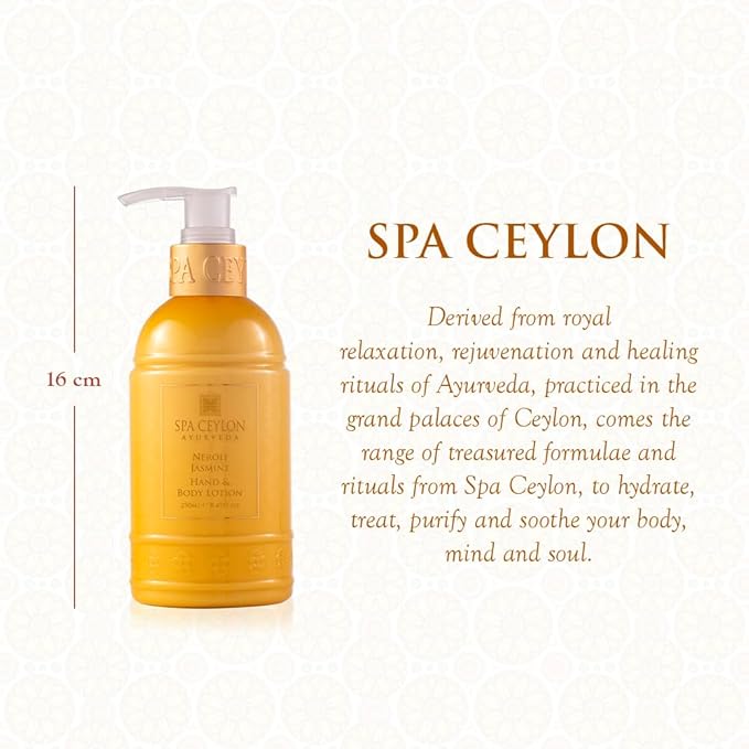 SPA CEYLON Neroli Jasmine Hand And Body Lotion | All Day Nourishment | Daily Moisturizer | Floral Fragrance | Hand and Body Moisturizer