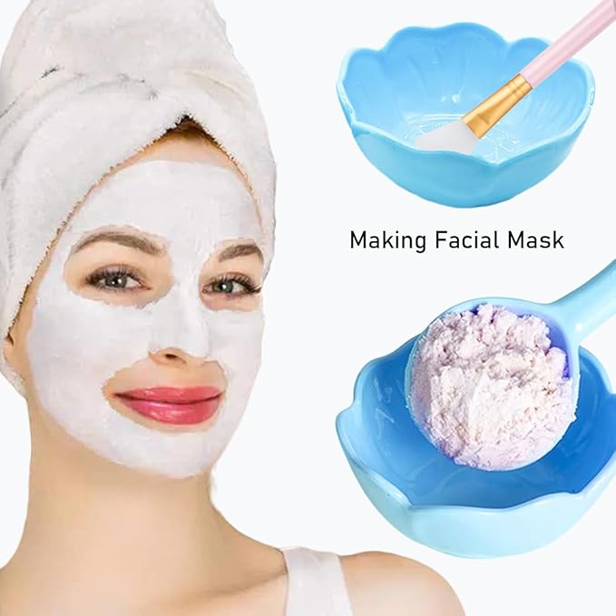 10 Pcs Essential Oil Bowl Set, 3.34 Inch Petal Mask Bowls Beauty Tool Skin Care Bowl Diy Face Mask MixingBowl for Home Salon, Pigment Preparation