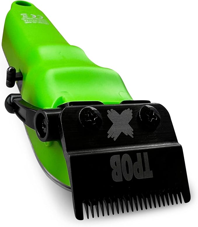 TPOB Slime 2 Barber Hair Clippers for Men 6800 RPM with Matte Green Case and X Fade Blade