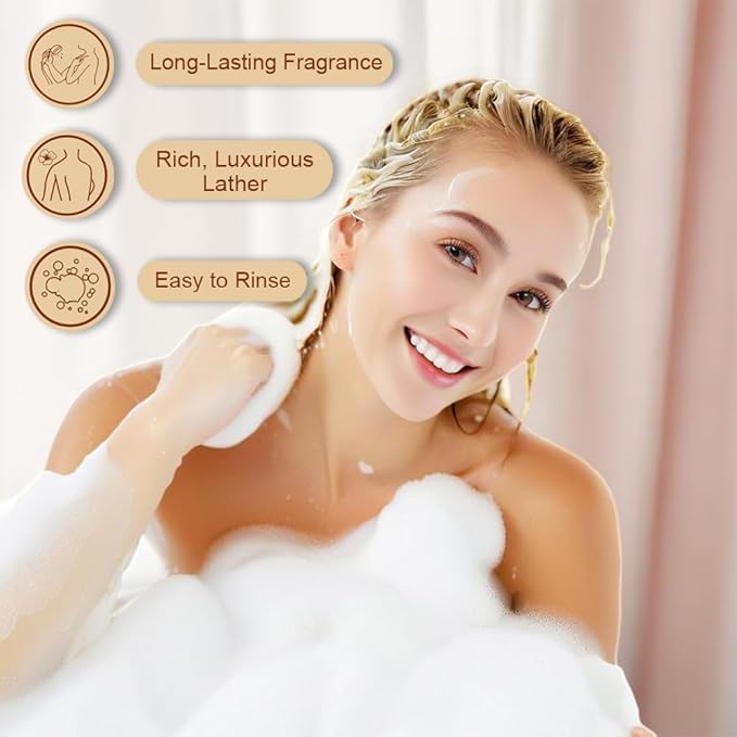 Vassili Fragrance Body Wash - Long-Lasting Aroma with Exotic Notes,Moisturizing & Gentle,For All Skin Types,Easy Rinse,12.3fl oz (Lush Reverie)