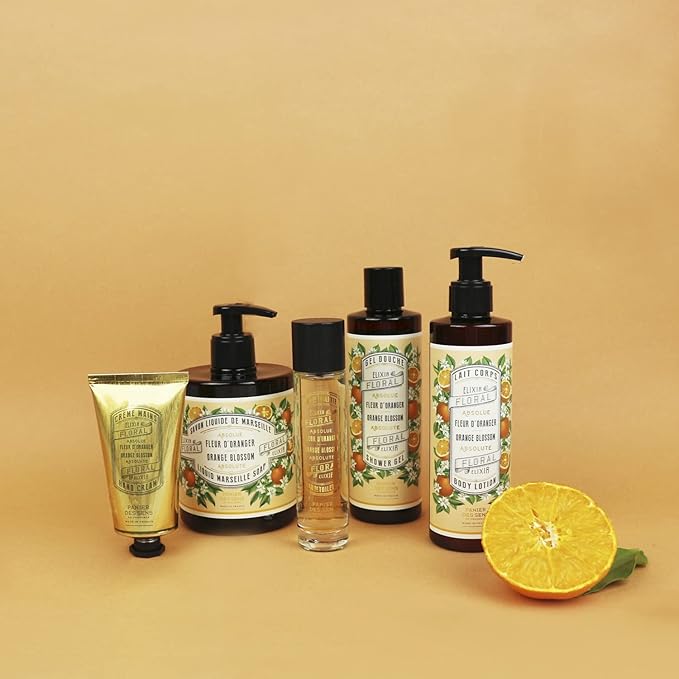 Panier des Sens –Orange Blossom Hand & Body Lotion for Dry Skin - Hydrating Body Cream for Women - Nourishing Fluid Body Moisturizer Shea Butter & Olive Oil 97% Natural Ingredients Body Care 8.45 Floz