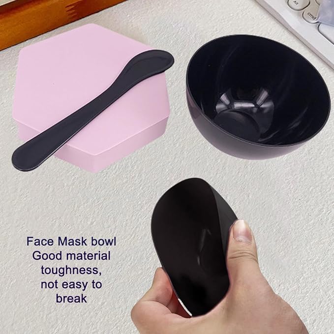 10 Pack Plastic Facial Mask Mixing Bowl, Mud Mask Mixing Bowl DIY Skin Care Mixing Tool Kit with Spatula - Cosmetic Beauty Tool for Home Salon