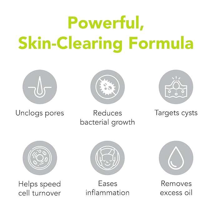 humane Benzoyl Peroxide Acne Body Wash - 10% Maximum-Strength Face, Skin, Butt, and Back Acne Treatment - 16 Fl Oz - Dermatologist-Tested Non-Foaming Acne Face Wash Cleanser - Vegan, Cruelty-Free