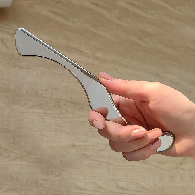 BYYDDIY Collector's Edition 8 in 1 Stainless Steel Gua Sha Muscle Scraper Tools Kit, Scraping Massage Tool,Massage Scraper Tools for Physical Therapy (Al-7in2)