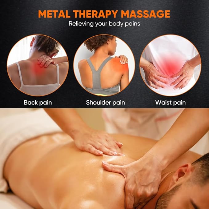 ONUEMP 5-in-1 Stainless Steel Therapy Massage Tools, Gua Sha Scraping Fascia Massage, Maderoterapia Kit Colombiana for Lymphatic Drainage, Cellulite Remover, Ice Body Sculpting