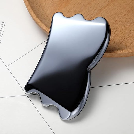 HOTACE Terahertz Energy Stone Gua Sha Scraper Tools Lymphatic Drainage Massager Facial Beauty Tools-Butterfly