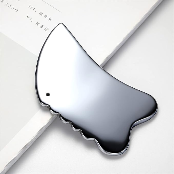 HOTACE Terahertz Guasha Scraper Facial Massager Gouache Scraper Face Massage Slimming Tool Skincare Beauty Gua Sha Board Energy Ston