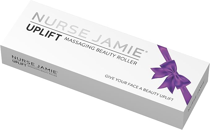 Nurse Jamie Uplift Facial Massaging Beauty Roller – Gift- Facial Massager with 24 Stones for Sculpting, Firming & Reducing Puffiness