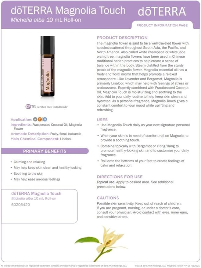Magnolia Touch Essential Oil - 10 mL