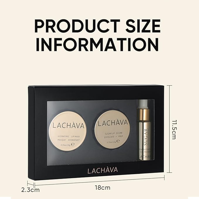3Pcs Lip Care Set, Exfoliator Lip Lips