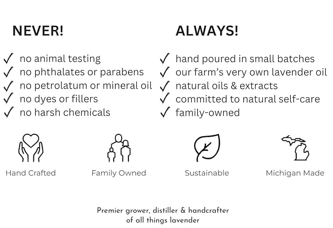 LAVENDER LANE Vanilla Lavender Hand & Body Lotion, 9 oz - Made With Our Lavender Essential Oil, Goat's Milk, Moisturizing Shea Butter, Grown & Made in USA