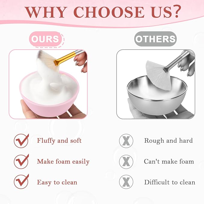 37 PCS Fluffy Fan Brushes for Facials Esthetician Supplies for Facials Set 4 Fluffy Brushes 10 Face Mask Applicator 4 Silicone Facial Bowls 4 Spa Headbands 15 Compressed Facial Sponges