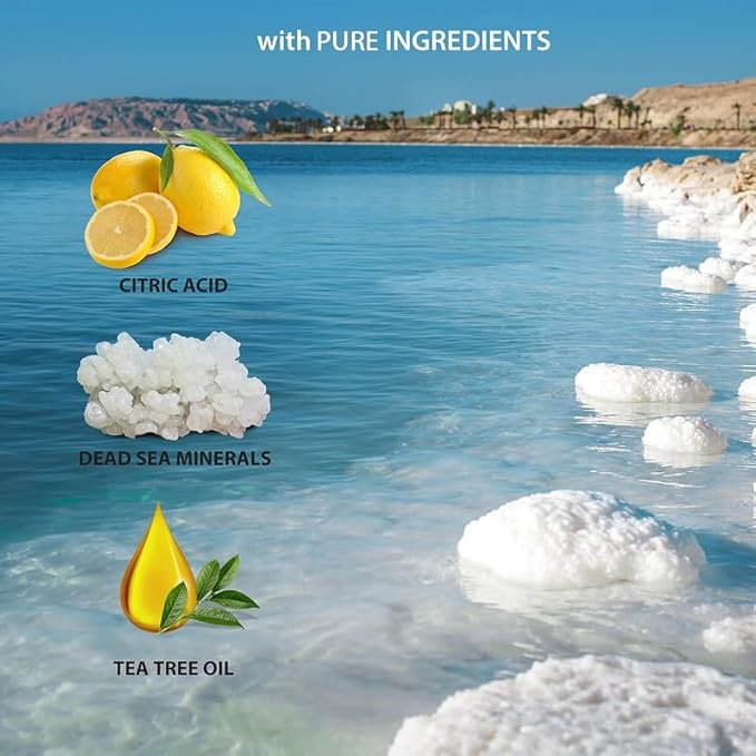 Dead Sea Collection Tea Tree Body Wash – Hydrating Shower Gel with Dead Sea Minerals & Tea Tree Oil – Scented Body Wash for Dry & Sensitive Skin – For Women & Men – Pack of 2 (67.6 fl oz)