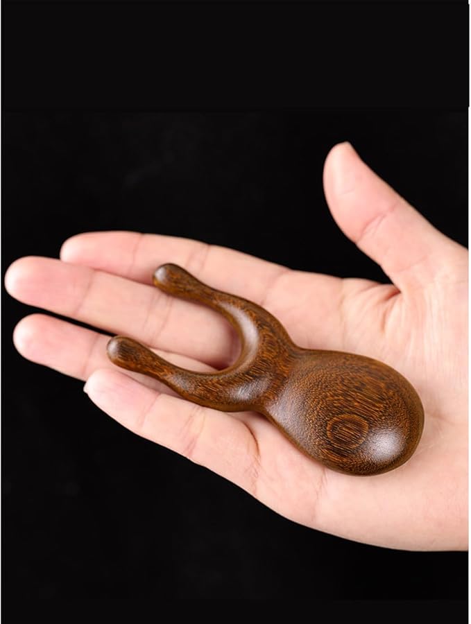 Natural Wooden Nose Guasha Massage Tools Anti-Static, Eyes Facial Wood Gua Sha Tool,face Manual Massager Tool, Multifunctional Handheld Meridians Acupoint Massage Tool,1 Pieces.