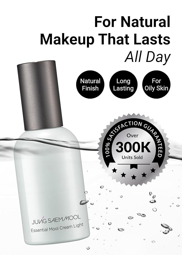 [JUNGSAEMMOOL OFFICIAL] Essential Mool Cream Light 1.7oz | Hydration Moisturizer | for Combination, Oily Skin