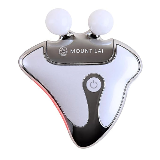Mount Lai Vitality Qi LED Gua Sha Device, LED Light Therapy for Face, Gua Sha Facial Tools for Firming, Lifting, Sculpting, Anti-Aging, Tension-Melting, Face Lift Device Heat Therapy and Rejuvenation
