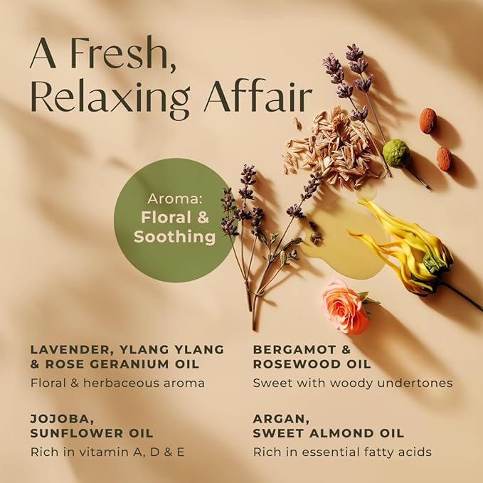 Gya Labs Relaxing Massage Oil for Sore Muscles - 6.76 Fl Oz - 100% Pure Natural Spa Quality for Skin & Body Relaxing, Sore Muscle Massage Oil with Non Greasy for Men & Women