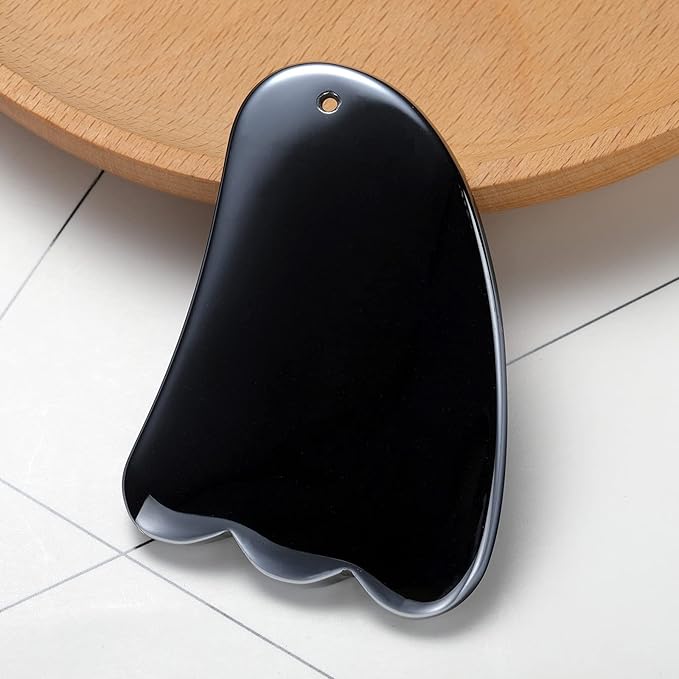 HOTACE Terahertz Energy Stone Gua Sha Scraper Tools Lymphatic Drainage Massager Facial Beauty Tools-Claw Shape