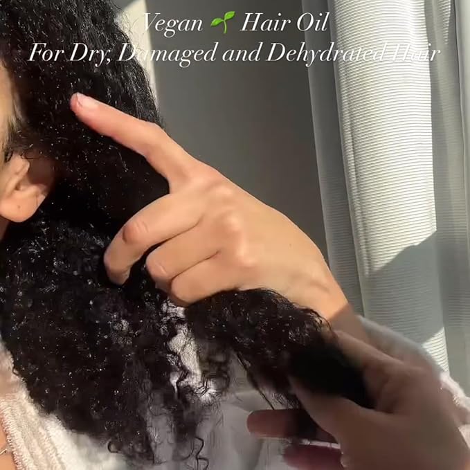 Hydrating Hair Oil Capsules – SNOBGIRLS HYDRAMEND – Vegan Leave-In Serum for Dry, Damaged or Color-Treated Hair – With Argan Oil, Hyaluronic Acid & Ceramides – Frizz Control & Shine – 15 Ct