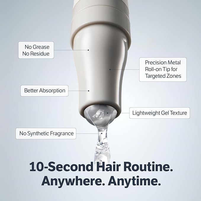 SUNGBOON EDITOR Deep Collagen Retinol Power Boosting Scalp Serum | Roll On Hair Growth, Hair Thickening Serum, Itchy & Dry Scalp Treatment, Caffeine, Biotin, Rosemary – Korean Hair Care, 0.5 fl oz