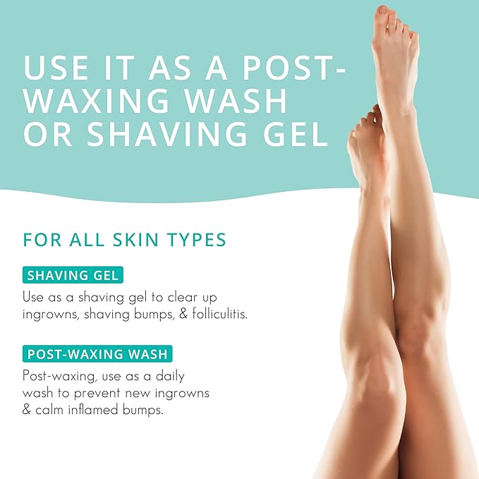 Face & Body Wash | Skin Care for Acne and Folliculitis-Prone Skin - Gentle Acne Face & Body Wash, Exfoliating Cleanser with Mandelic Acid | 17.25 oz