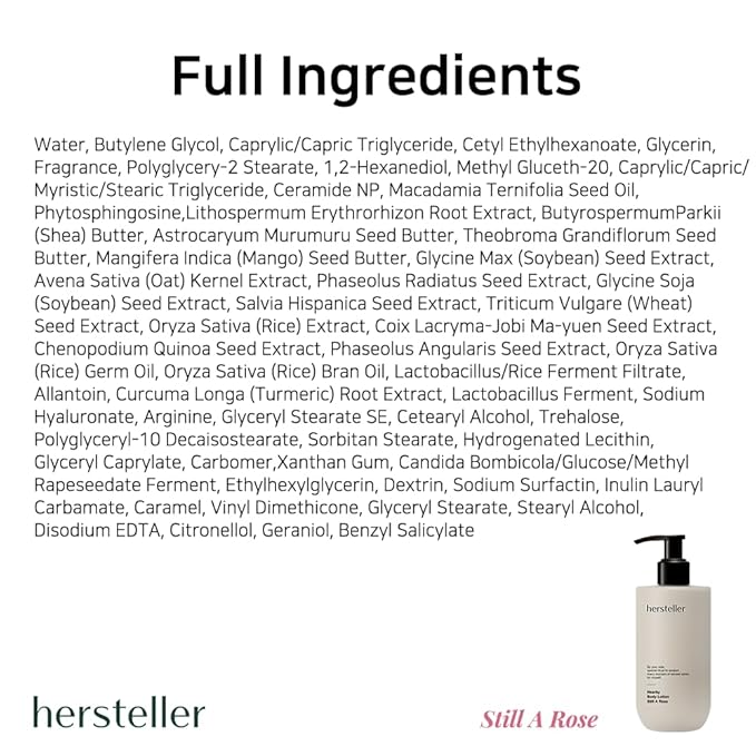 Hersteller Nearby Still A Rose Vegan Body Lotion 10.1 fl oz - Zero-Irritation Eco-Ceramide Formula with 100% Recyclable Packaging, Non-Sticky Moisturizing
