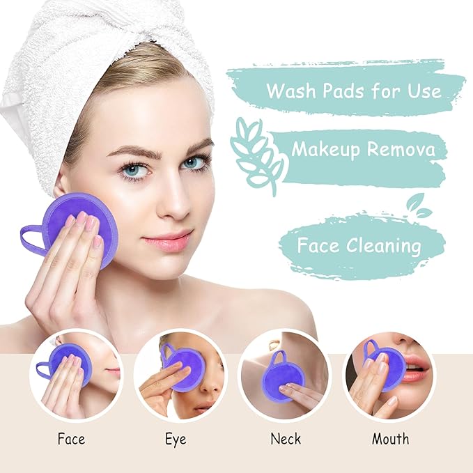 20 packs reusable makeup remover