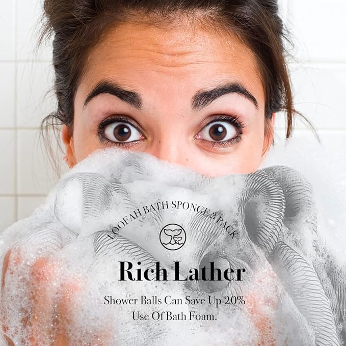 Loofah sponge bath sponge for