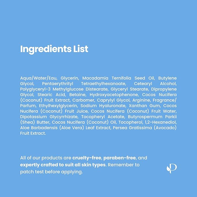 PLANTIFIQUE Hand Mask for Dry Hands – 4 Pairs Moisturizing Gloves with Shea Butter | Hyaluronic Acid & Macadamia | Korean Skincare | Vegan Spa Hand