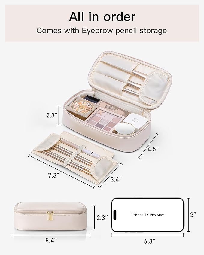 Vlando travel makeup bag,small travel