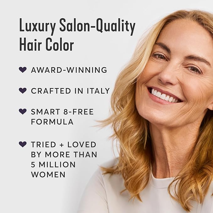 Madison Reed Radiant Hair Color Kit | 8NGV Dark Golden Blonde with Champagne Tones (Sicily) for 100% Gray Hair Coverage | Dimensional Permanent Hair Dye | PPD-Free & Ammonia-Free | 1 Pack