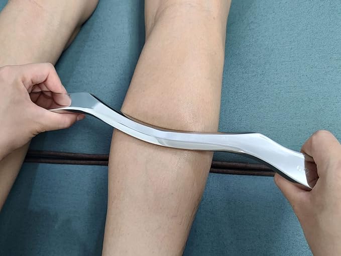 Muscle Scraper Stainless Steel Gua Sha Scraping Massage Tool Set IASTM Tools Great Soft Tissue Mobilization Tool(6pcs)