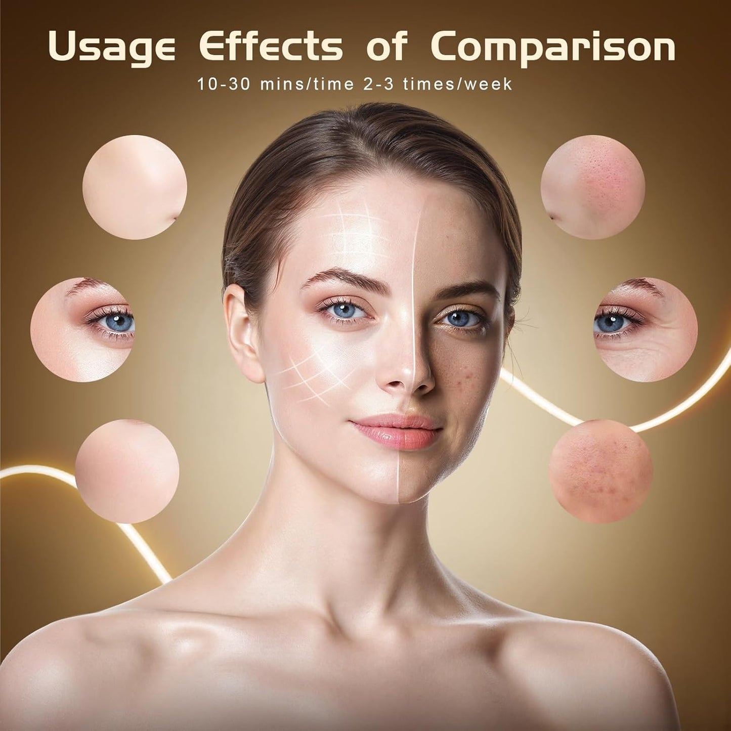 BNU Wireless Led Face Mask Light Therapy, 3 Modes Red Light Therapy for Face with 400 LED Beads, Dual 1000mAh Remote Control, 850NM Infrared Red Light Therapy for Anti-Aging at Home & Travel